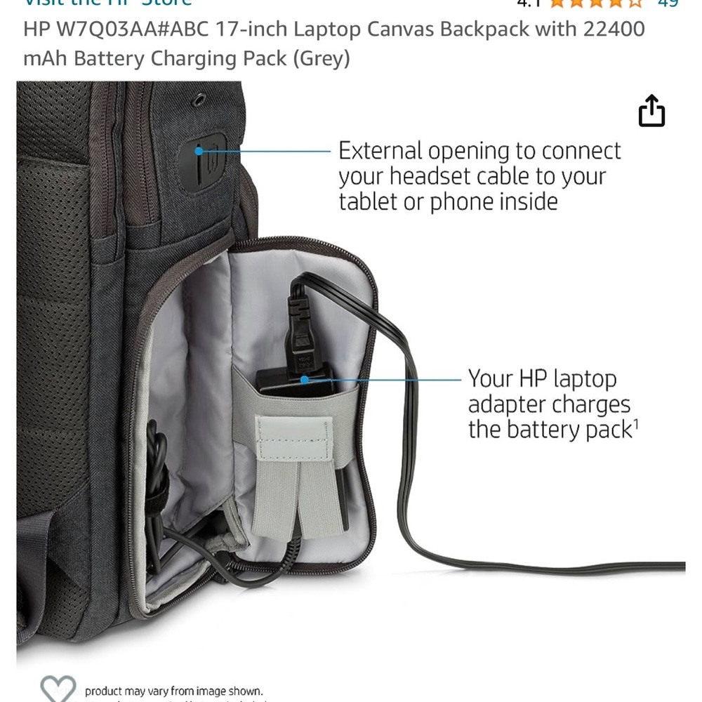 HP PowerUp Backpack - Picture 9 of 10